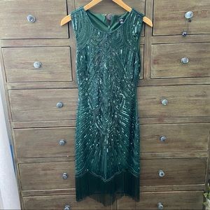 Lulus Sequin Flapper Dress Small